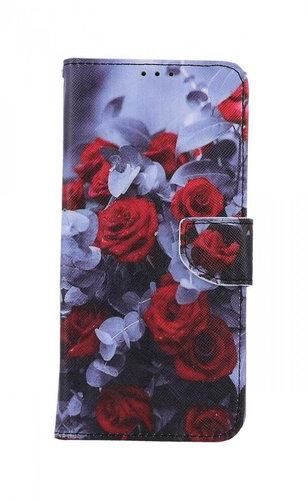 TopQ Xiaomi Redmi Note 9 Pro booklet Red rose mix 59932 - Phone Case - Main image