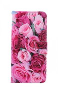 TopQ Xiaomi Redmi Note 9 Pro booklet Pink roses 59895 - Phone Case