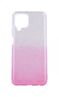 TopQ Samsung A22 glitter silver-pink 60426 - Phone Cover