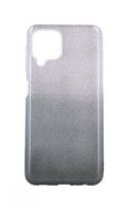 TopQ Samsung A22 glitter silver-black 60425 - Phone Cover