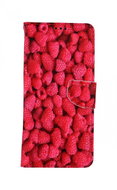 TopQ Xiaomi Redmi Note 9 booklet Raspberry 60080 - Phone Case