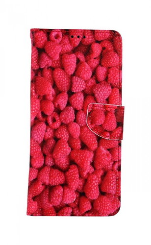 TopQ Xiaomi Redmi Note 9 booklet Raspberry 60080 - Phone Case - Main image