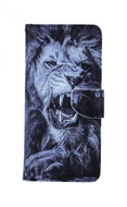 TopQ Xiaomi Redmi Note 10 booklet Black and white lion 59734 - Phone Case
