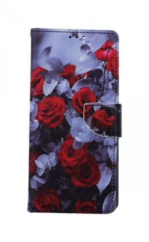 TopQ Xiaomi Redmi Note 10 Pro booklet Red rose mix 59695 - Phone Case - Main image