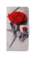 TopQ Xiaomi Redmi Note 9 booklet Red Rose 60089 - Phone Case