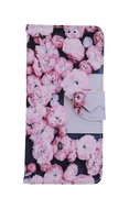 TopQ Xiaomi Redmi Note 10 booklet Pink flowers 59881 - Phone Case