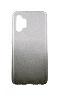 TopQ Samsung A32 glitter silver-black 59585 - Phone Cover