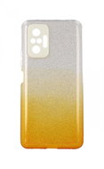 TopQ Xiaomi Redmi Note 10 Pro glitter silver-orange 59583 - Phone Cover
