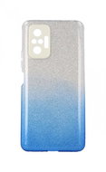 TopQ Xiaomi Redmi Note 10 Pro glitter silver-blue 59582 - Phone Cover