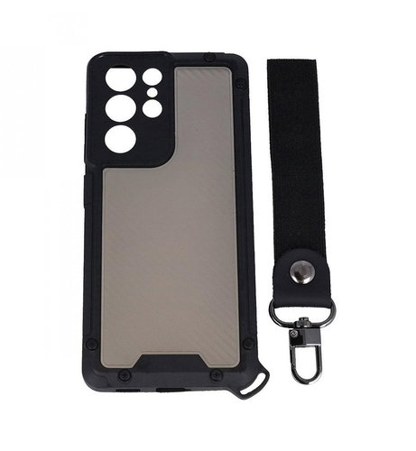 TopQ Shield Samsung S21 Ultra Durable Dark 60476 - Phone Cover - Main image