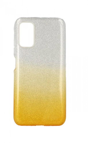 TopQ Xiaomi Redmi Note 10 5G glitter silver-orange 60461 - Phone Cover - Main image