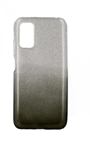 TopQ Xiaomi Redmi Note 10 5G glitter silver-black 60455 - Phone Cover - Main image