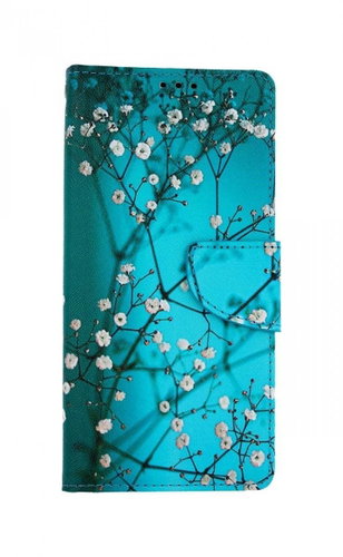 TopQ Realme C11 book Blue with flowers 55124 - Phone Case - Main image