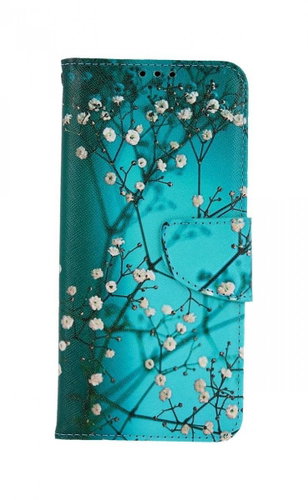 TopQ Xiaomi Mi 11 Lite Book Blue with flowers 60709 - Phone Case - Main image