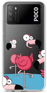 TopQ Xiaomi Poco M3 silicone Cartoon Flamingos 60643 - Phone Cover