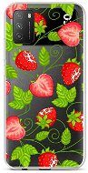 Kryt na mobil TopQ Xiaomi Poco M3 silikón Strawberries 60638 - Kryt na mobil