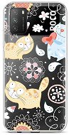 Phone Cover TopQ Xiaomi Poco M3 silicone Happy Cats 60625 - Kryt na mobil