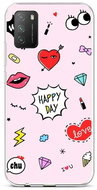 TopQ Xiaomi Poco M3 silicone Happy Day 60604 - Phone Cover