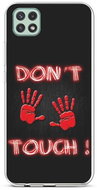 TopQ Samsung A22 5G silicone Don´t Touch Red 60564 - Phone Cover