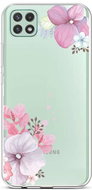 TopQ Samsung A22 5G silicone Violet Blossom 60561 - Phone Cover