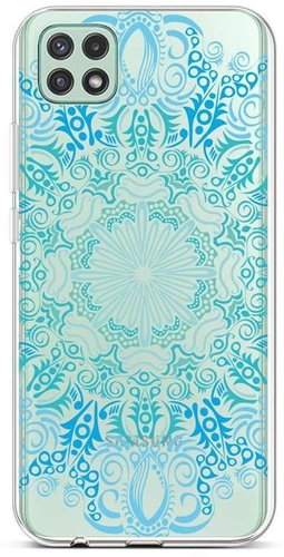 TopQ Samsung A22 5G silicone Blue Mandala 60556 - Phone Cover - Main image