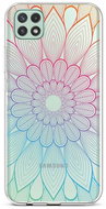 TopQ Samsung A22 5G silicone Rainbow Mandala 60554 - Phone Cover