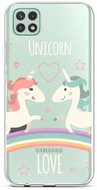TopQ Samsung A22 5G silicone Unicorn Love 60553 - Phone Cover