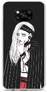 TopQ Xiaomi Poco X3 silicone Dark Girl 60785 - Phone Cover