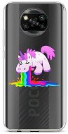 TopQ Xiaomi Poco X3 silikón Rainbow Splash 60862 - Kryt na mobil