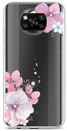 TopQ Xiaomi Poco X3 silicone Violet Blossom 60846 - Phone Cover