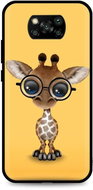 TopQ Xiaomi Poco X3 silicone Cute Giraffe 60947 - Phone Cover