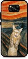 TopQ Xiaomi Poco X3 silicone Scared Cat 60891 - Phone Cover