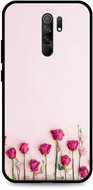 TopQ Xiaomi Redmi 9 silicone Roses 52931 - Phone Cover