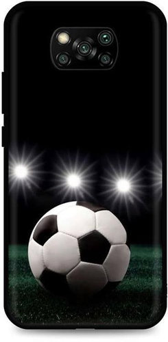 TopQ Xiaomi Poco X3 silicone Football 60937 - Phone Cover - Main image