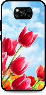 TopQ Xiaomi Poco X3 silicone Tulips 60934 - Phone Cover