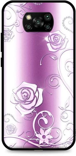 TopQ Xiaomi Poco X3 silicone Abstract Roses 60905 - Phone Cover - Main image