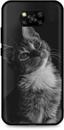 TopQ Xiaomi Poco X3 silicone Cute Cat 60888 - Phone Cover