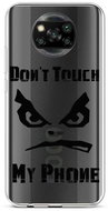 TopQ Xiaomi Poco X3 silicone Don't Touch transparent 60858 - Phone Cover