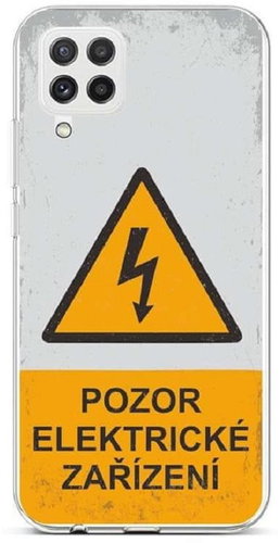 TopQ Samsung A22 silicone Attention electrical equipment 60548 - Phone Cover - Main image