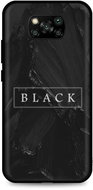 TopQ LUXURY Xiaomi Poco X3 solid Black 60741 - Phone Cover