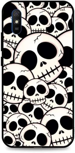 TopQ LUXURY Xiaomi Redmi 9A solid Skulls 51277 - Phone Cover - Main image