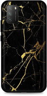 TopQ LUXURY Xiaomi Poco M3 solid Marble black-gold 60666 - Phone Cover