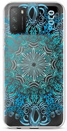 TopQ Xiaomi Poco M3 silicone Blue Mandala 60627 - Phone Cover