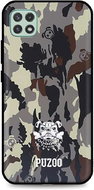 TopQ Samsung A22 5G 3D silicone camouflage with bulldog 60530 - Phone Cover