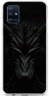 TopQ Samsung A51 silicone Black Wolf 47907 - Phone Cover