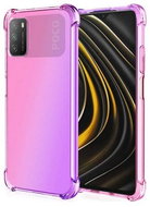 TopQ Xiaomi Poco M3 silicone Shock rainbow pink-purple 60728 - Phone Cover