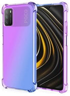 TopQ Xiaomi Poco M3 silicone Shock iridescent purple-blue 60726 - Phone Cover