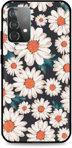 TopQ Samsung A52 3D silicone Daisies 57679 - Phone Cover - Main image