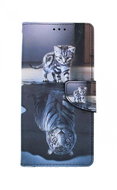 TopQ iPhone SE 2020 book Tiger 54666 - Phone Case