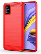 TopQ Samsung A51 silicone red 47853 - Phone Cover